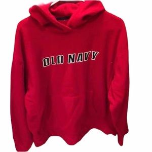 Old Navy Men’s Red Fleece Pullover Size L